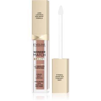 Eveline Cosmetics Wonder Match dlhotrvajúci matný tekutý rúž s kyselinou hyalurónovou odtieň 11 Milky Nude 6.8 ml