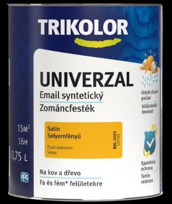 TRIKOLOR UNIVERZAL - Vrchná syntetická farba na kov a drevo RAL 1015 - slonová kosť svetlá 2,5 L