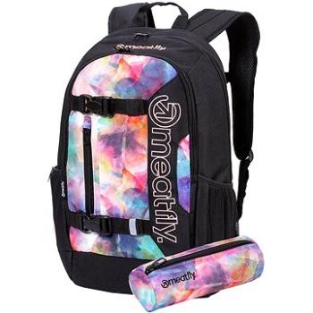 Meatfly Basejumper 6 Backpack, Universe Color, Black (8590201760282)