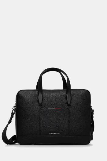 Taška Tommy Hilfiger čierna farba, AM0AM13484