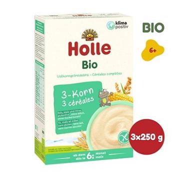 HOLLE BIO 3 druhy zrna kaša 3 ks (7640104952060)