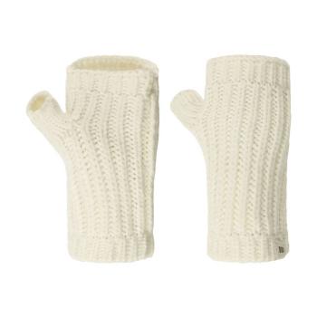 UGG  W RIBBED FINGERLESS MITTEN  Rukavice Biela