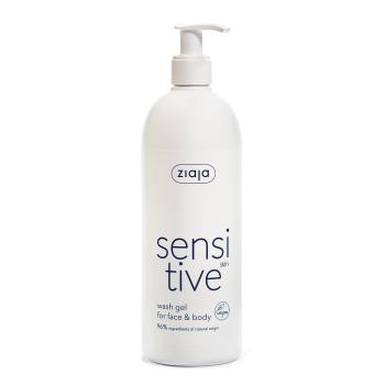 Ziaja Krémový umývací gél na tvár a telo Sensitive (Face & Body Wash Gél) 400 ml