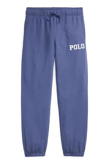 Nohavice Polo Ralph Lauren tmavomodrá farba, jednofarebná, 323977423001