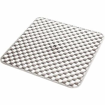 GEDY 97535302 Covoraș de duș Geo cu antiderapant,53 x 53 cm, alb, alb
