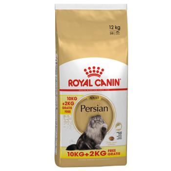 12 kg Royal Canin Persian Adult száraz macskaeledel - 2 kg ingyen!