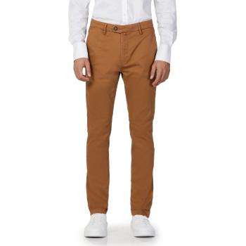 Borghese  Firenze - Pantalone Elegante Twill - Fit Slim  Nohavice Oranžová