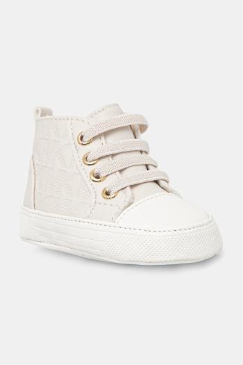 Topánky pre bábätká Michael Kors BABY SPLIT béžová farba, MK02535256
