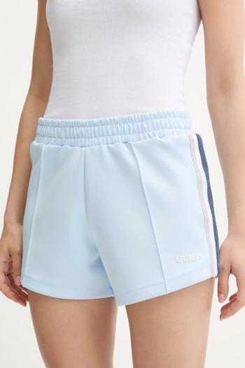 Šortky Guess YARROW dámske, s nášivkou, vysoký pás, V5GD14 KCRU2