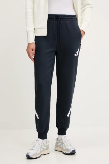 Tepláky adidas x Z.N.E tmavomodrá farba, s potlačou, JW7737