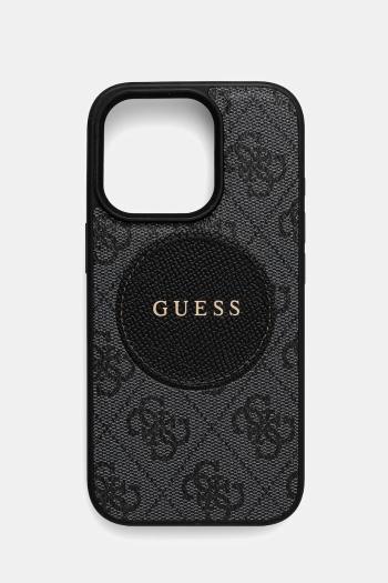 Puzdro na mobil Guess iPhone 16 Pro čierna farba, GUHMP16LP4PGRSGK