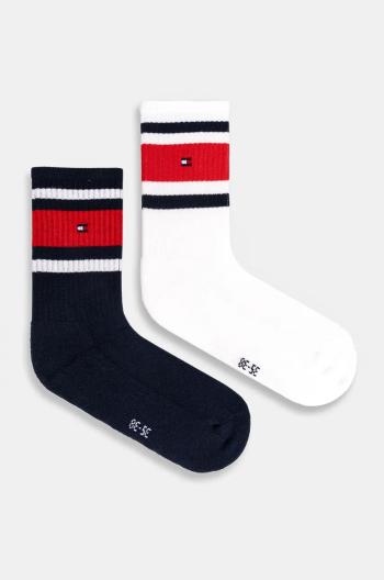 Detské ponožky Tommy Hilfiger 2-pak tmavomodrá farba, 701229942