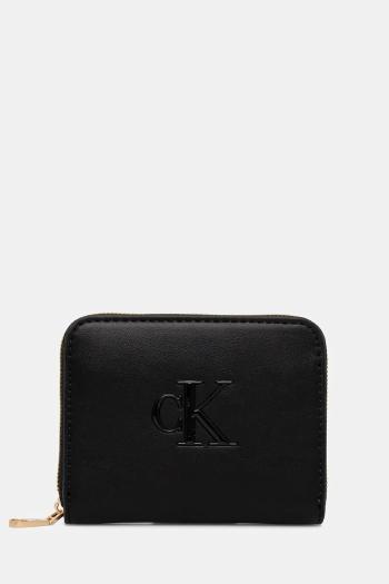 Peňaženka Calvin Klein dámska, čierna farba, LV04F1026G