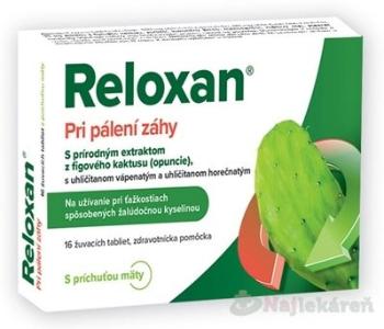 Reloxan žuvacie tablety s príchuťou mäty 16 ks