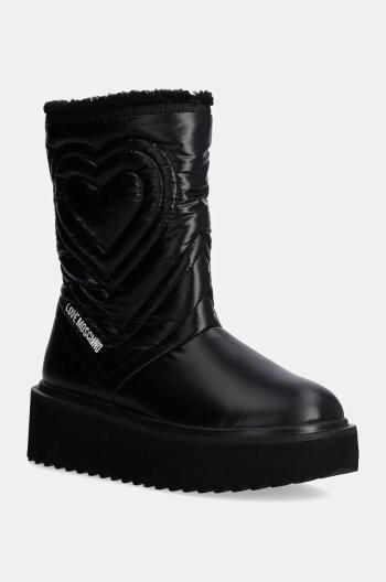 Snehule Love Moschino čierna farba, JA24286L0LIN600A