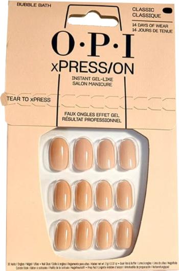 OPI Gélové nechty xPRESS/ON (Press On Nails – Bubble Bath)