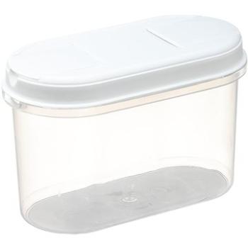 Plast Team Dóza na potraviny 1,2 l, 18,7 × 9,5 × 12,3 cm Margerit biela (11250800)