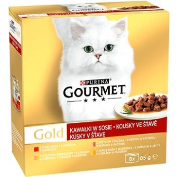 Gourmet gold (8× 85 g) – kúsky v šťave (7613034584878)