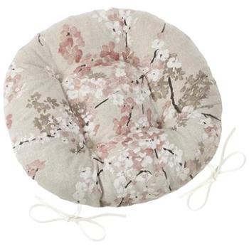 BELLATEX s.r.o. Sedák IVO 62/206 okrúhly prešívaný priem. 40 cm sakura (7714)