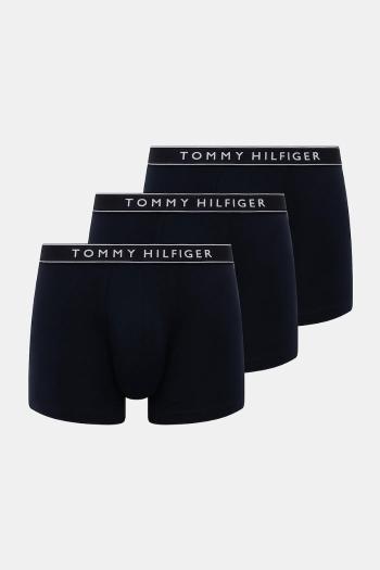 Boxerky Tommy Hilfiger 3-pak pánske, tmavomodrá farba, UM0UM03458