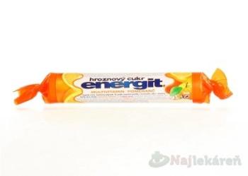 Energit hroznový cukor MULTIVITAMÍN, Pomaranč pastilky 17 ks (37,4 g)