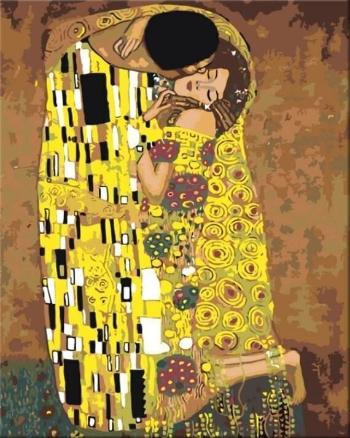 Zuty Maľovanie podľa čísel Bozk (Gustav Klimt)