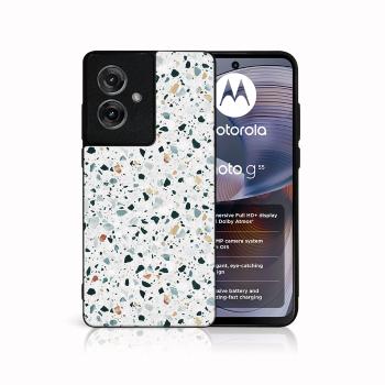 MY ART Ochranný kryt pre Motorola Moto G55 5G GREY TERRAZZO (163)