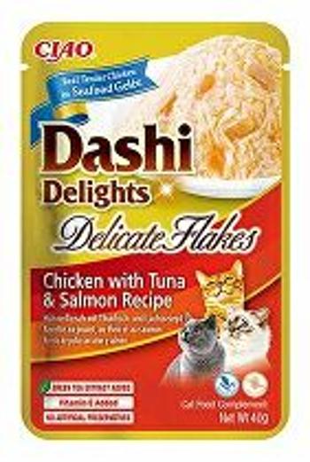 Churu Cat Dashi Delights Deli Flakes Chick&Tun&Salm40g 3 + 1 ZADARMO