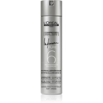 L’Oréal Professionnel Infinium Pure hypoalergénny lak na vlasy silné spevnenie bez parfumácie 300 ml