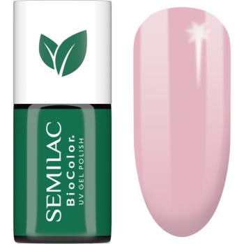Semilac UV Hybrid BioColor gélový lak na nechty s použitím UV/LED lampy odtieň 728 Pink Sunrise 7 ml