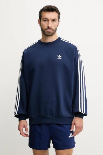 Mikina adidas Originals Adicolor tmavomodrá farba, s nášivkou, JP1063