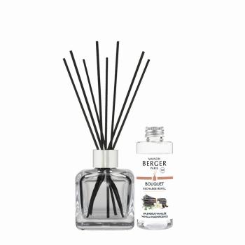 Maison Berger Paris Darčeková sada aróma difuzér kocka + náplň Veľkolepá vanilka Vanilla Magnificence 100 ml