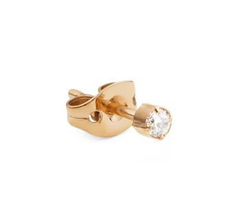 Daniel Wellington Drobná single náušnice s kryštálom DW00400869