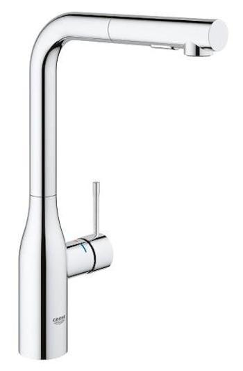 Drezová batéria Grohe Essence New s vyťahovacou sprškou chróm 30270000