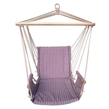 Hojdacie kreslo Sedco relax 103×56 cm červená/modrá (31014A)