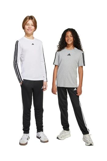 Detské tepláky adidas čierna farba, s potlačou, JV6794