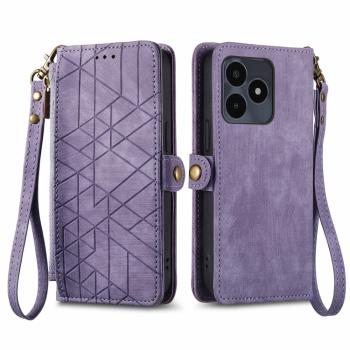 GEOM Peňaženkové puzdro pre Realme Note 50 fialové