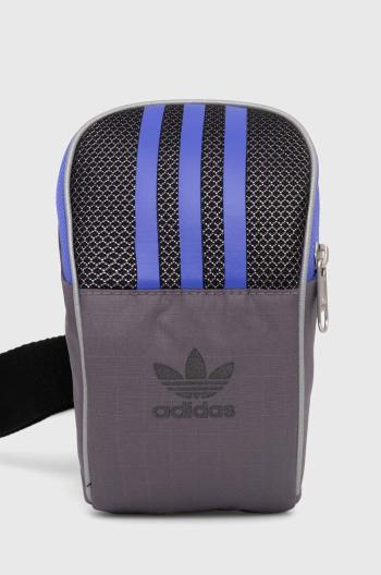 Malá taška adidas Originals šedá farba, IX7529