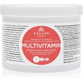 Kallos KJMN Professional Multivitamin stimulujúca maska na vlasy 500 ml