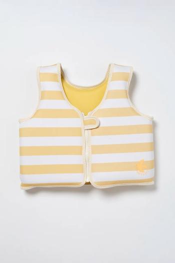 Detská plavecká vesta SunnyLife Sammy the Seagull Mustard Stripe 3-6 years žltá farba