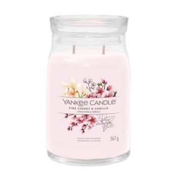 YANKEE CANDLE 1629986E SIG SVIECKA VELKA PINK CHERRY & VANILLA