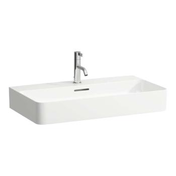 Laufen - VAL Umývadlo, 75x42 cm, s prepadom, otvor na batériu, biela H8102850001041