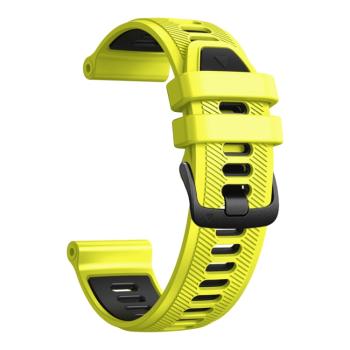 SPORTY Vymeniteľný silikónový remienok Garmin Forerunner 965 žltý