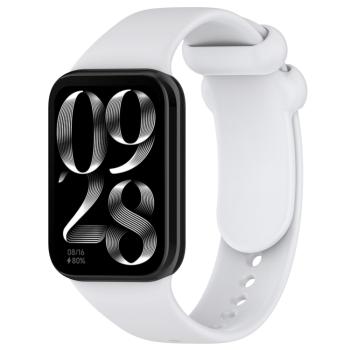 BUTTERFLY Silikónový remienok pre Xiaomi Smart Band 8 Pro svetlošedý