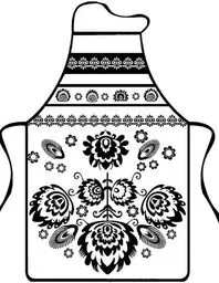 MAKRO - Zástera FOLK biela