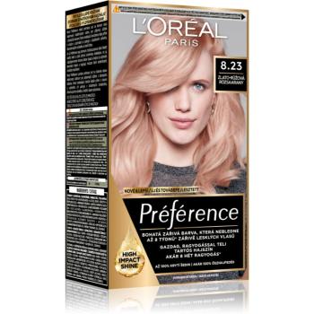 L’Oréal Paris Préférence farba na vlasy odtieň 8.23 Medium Rose Gold 1 ks