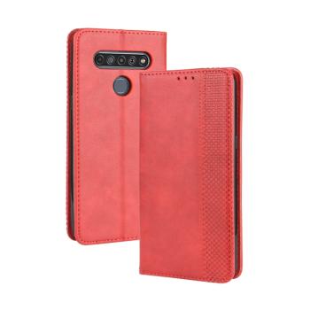 BUSINESS Peňaženkové puzdro pre LG K41s / K51s červené