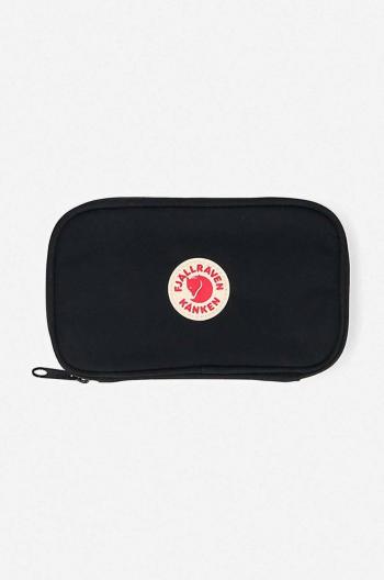 Peňaženka Fjallraven Kanken Travel Wallet čierna farba, F23781