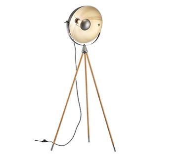 Stojaca lampa Trio Delhi nikel 403400167
