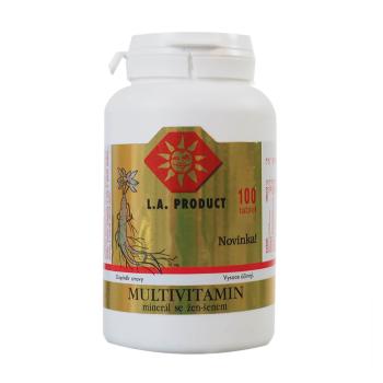 BEVERLY SUN Multivitamín-mineral so ženšenom + ginkgo 100 tabliet